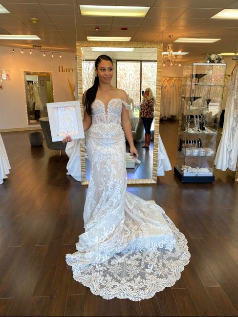 i said yes to the dress! Regardless of what my family says i still love it 3