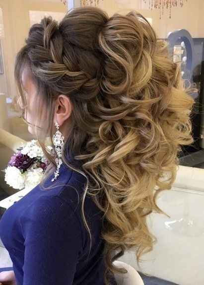 Hair-half up - 1