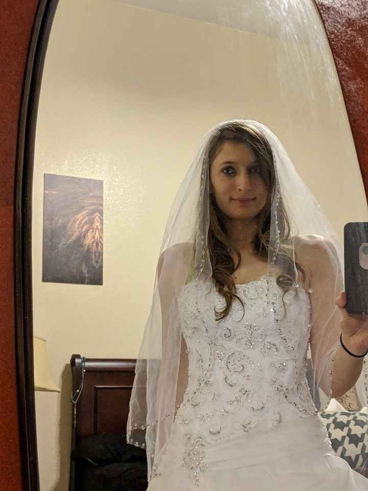 Picked up my dress and veil today!! - 1