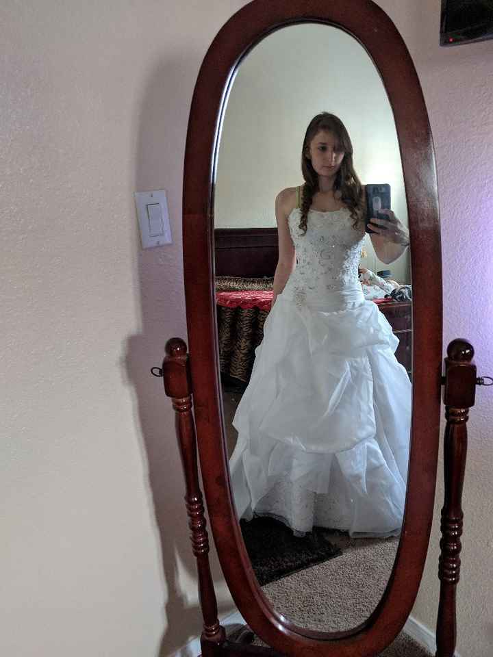 Picked up my dress and veil today!! - 3
