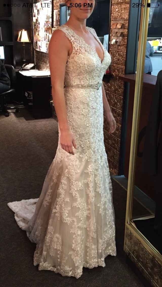 My friend who got married today is my IRL dress twin