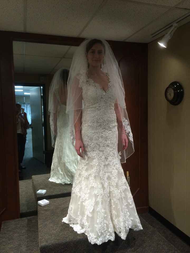 Bad kind of tears at my final fitting