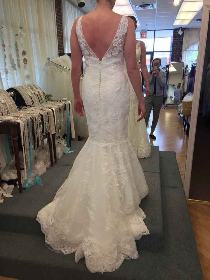 UPDATE With dress 3 pics/final verdict in comments? HELP new dress two weeks out? (Pics)