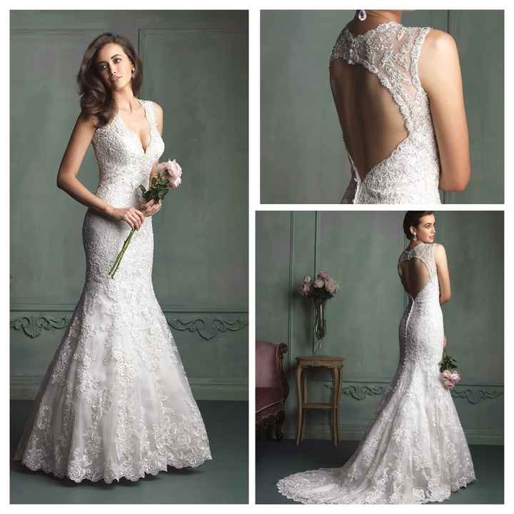 Show me your wedding dresses, and tell me where they are from,and the cost? :)