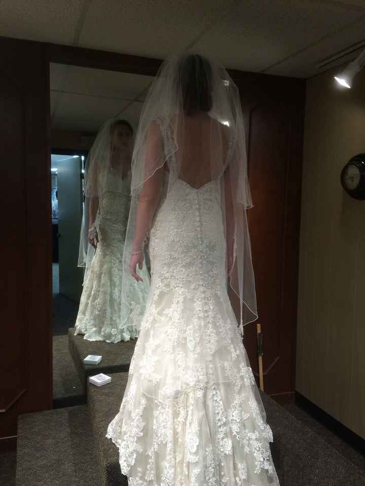 Bad kind of tears at my final fitting