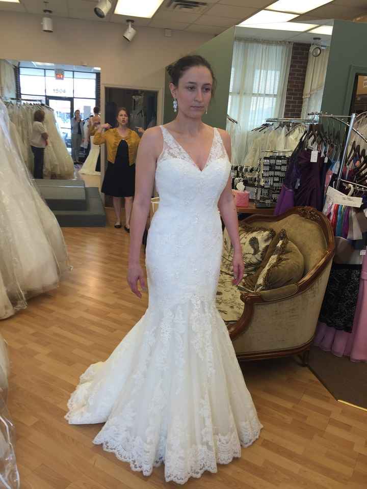 UPDATE With dress 3 pics/final verdict in comments? HELP new dress two weeks out? (Pics)