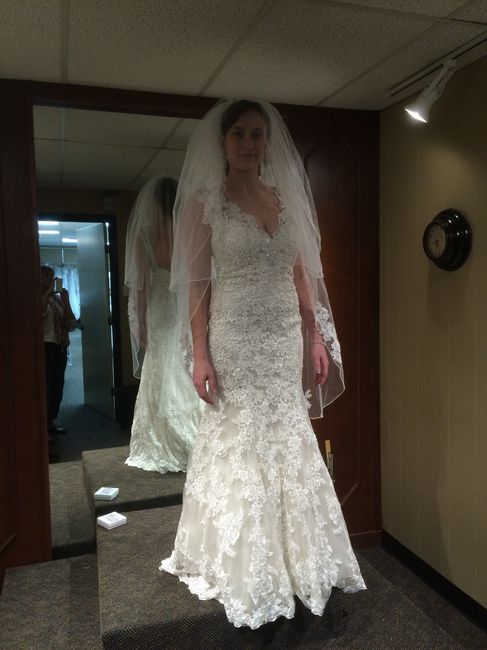 Bad kind of tears at my final fitting