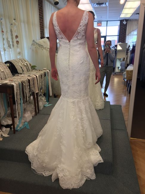 UPDATE With dress 3 pics/final verdict in comments? HELP new dress two weeks out? (Pics)