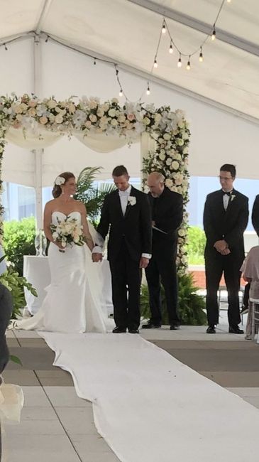 Stefana in outdoor ceremony - 1