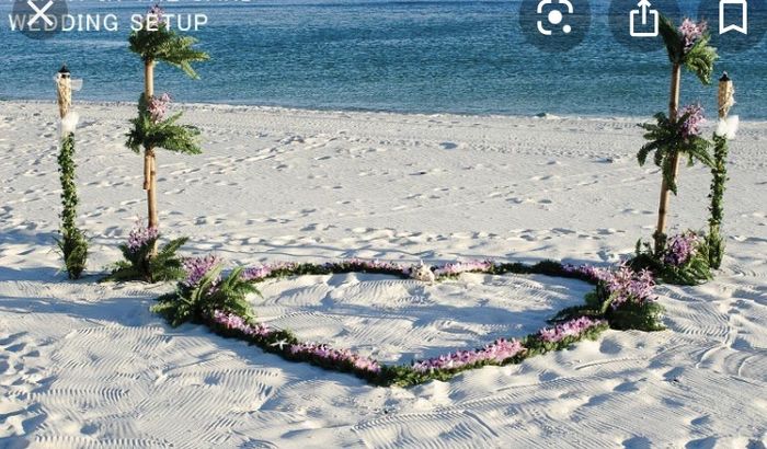 Arbor or No Arbor for beach front wedding? - 2