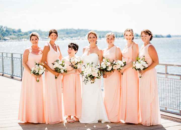 Bridesmaids: different styles in a few different shades 6