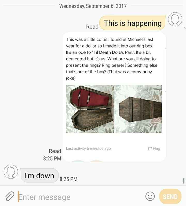 Ring box?... More like Coffin.