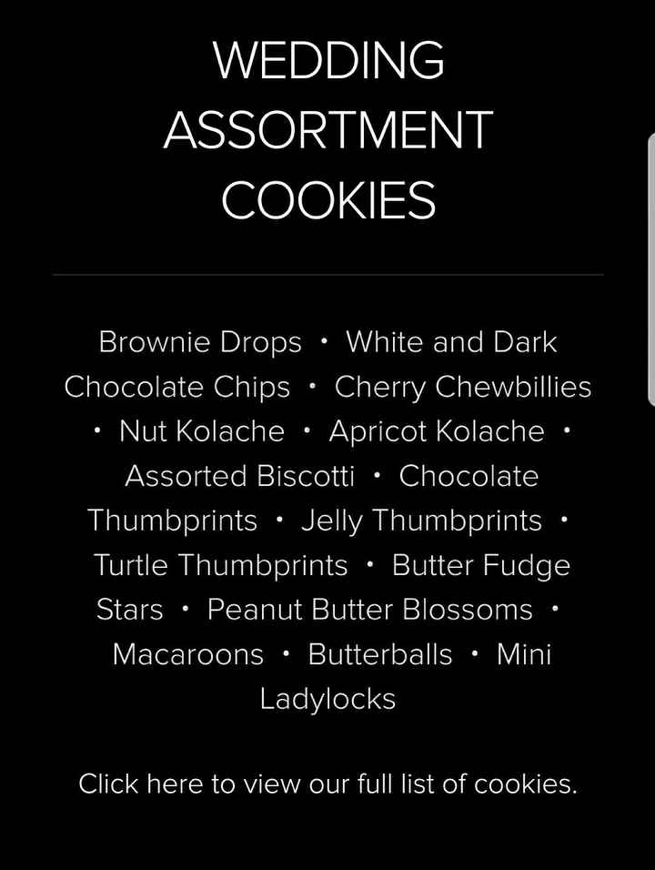 Wedding Cookie Table