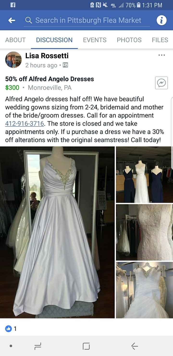 Attn: Pittsburgh Brides Looking For Their Dress - 1