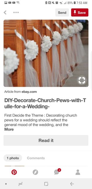 Show me the end of your pews!! - 3
