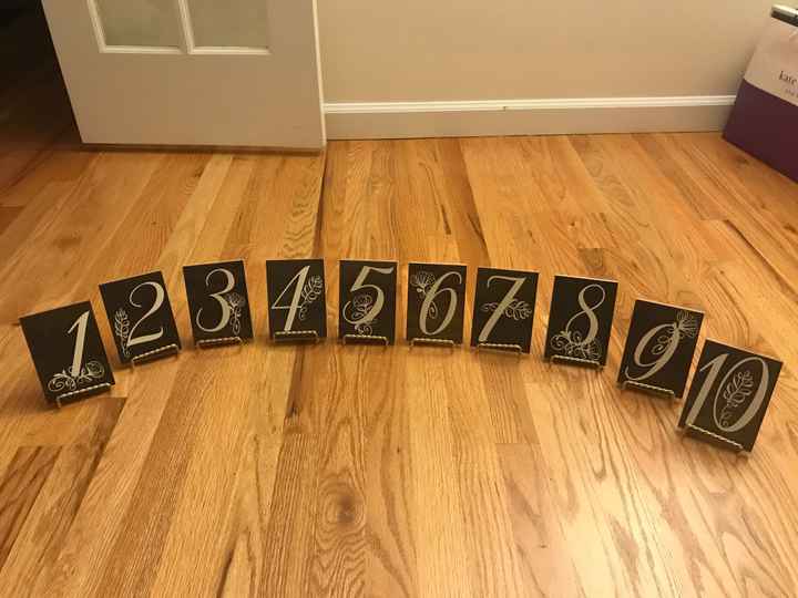 diy table numbers - 1