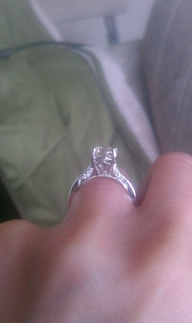 We haven't seen any BLING in a while!  Show off your rings!