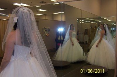 The dress you thought you had to have. And the dress you are wearing/wore on your wedding day