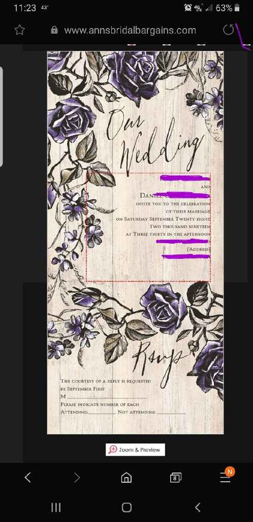 Wedding Invites - 1
