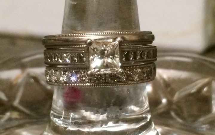 Engagement ring/wedding ring
