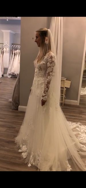 Veil length for my dress 2