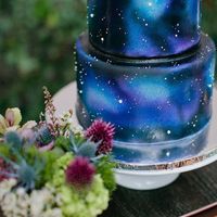 Galaxy Wedding Cake - 3