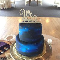 Galaxy Wedding Cake - 4