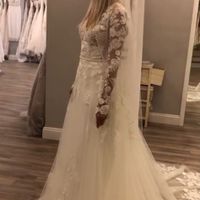 Veil length for my dress - 1