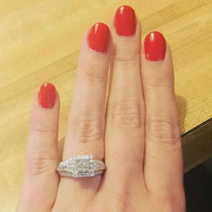 Engagement ring/wedding ring