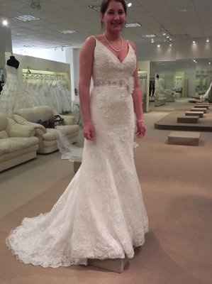 Show us the dress you said "yes" to! **pics**