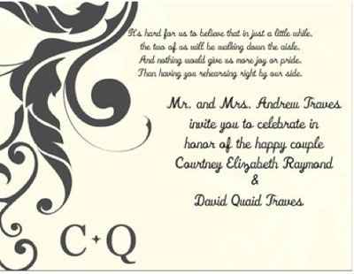 Rehearsal Invites