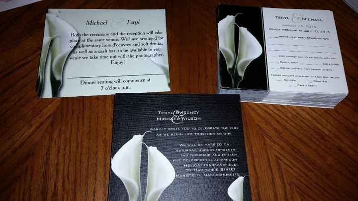 SHOW ME YOUR : Wedding Invitations / RSVP Cards!