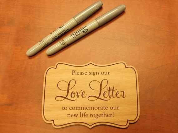 what are you doing for the guest sign in table?