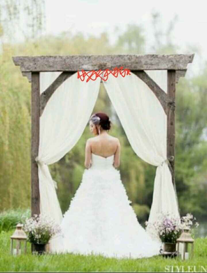 DIY silk flowers for wedding arch