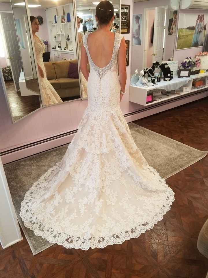 Peeing in a wedding dress