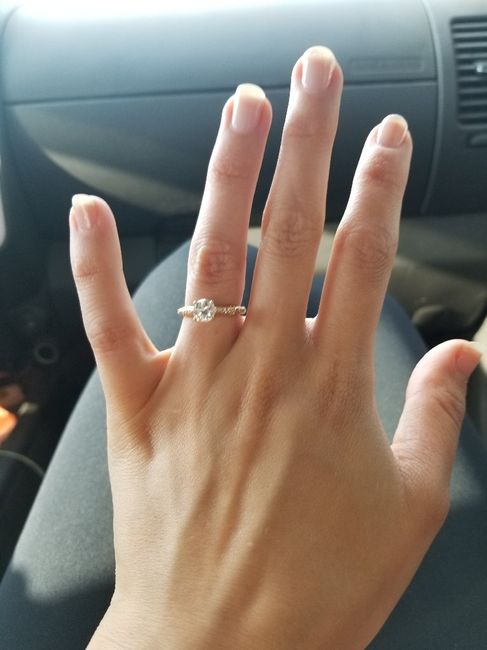 Natural nails ring pictures 9