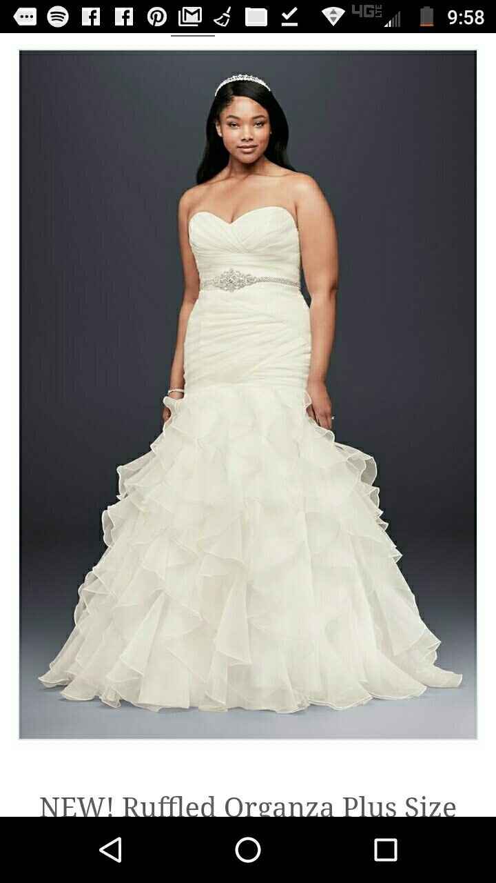 Let's see your wedding dresses.