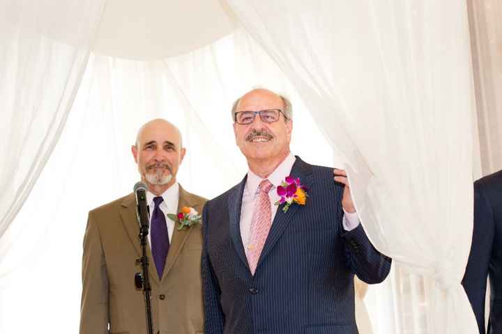 Officiant/Grooms brother and my handsome husband.