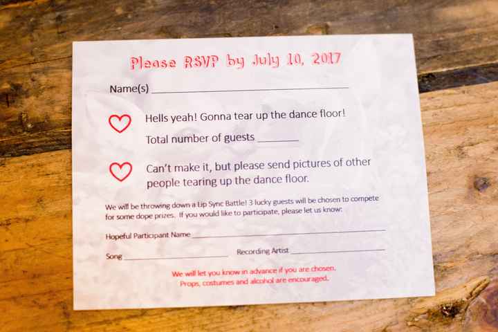 RSVP tricks!
