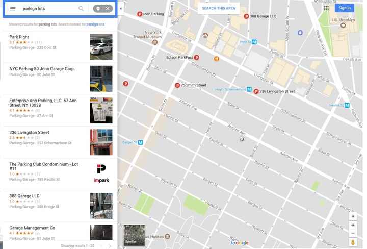 Street Parking - MAP??