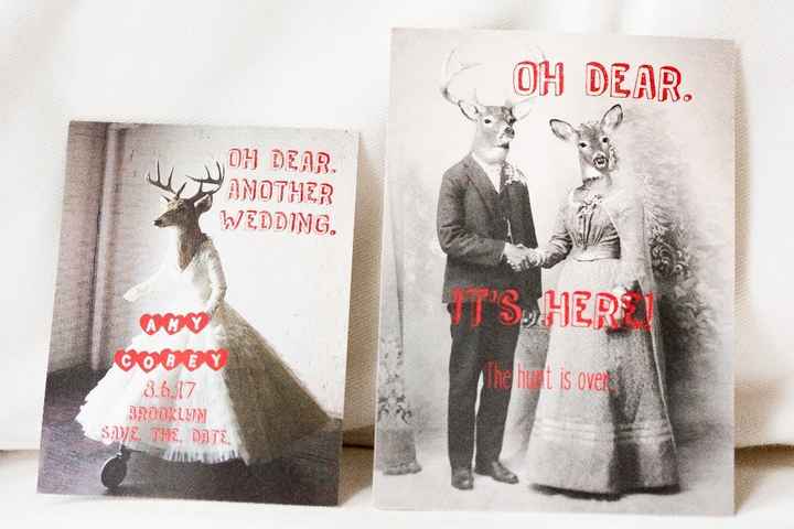 STD and front of invitation