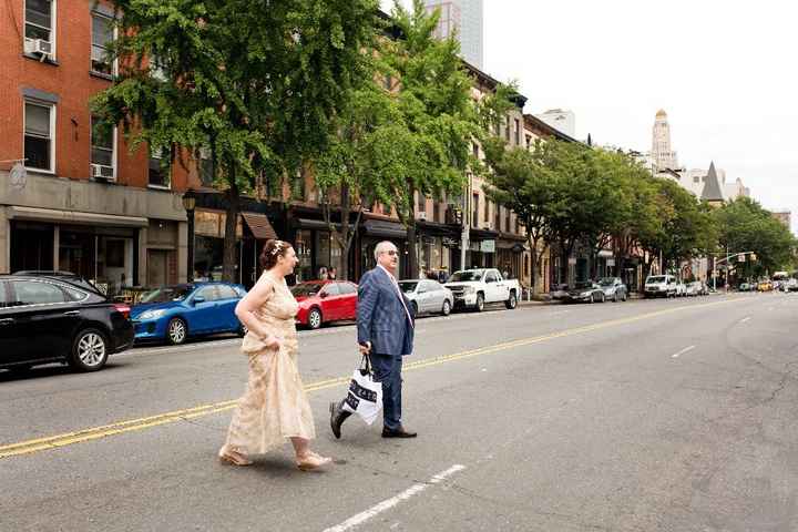 I love this one crossing the street.