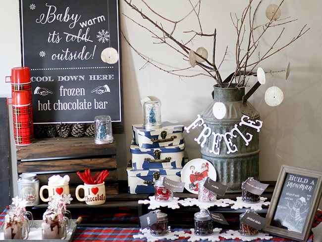 Fozen hot chocolate bar