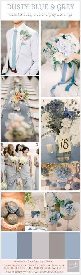 light blue, white silver