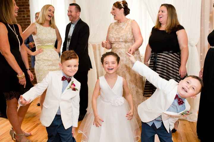 Flower girl and ring bearers