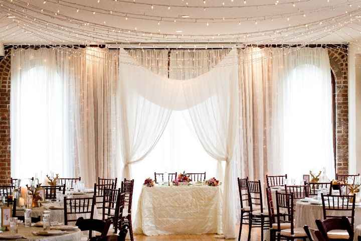 The room where the ceremony and dinner took place.  Other than the centerpieces, no "deer" at all ot