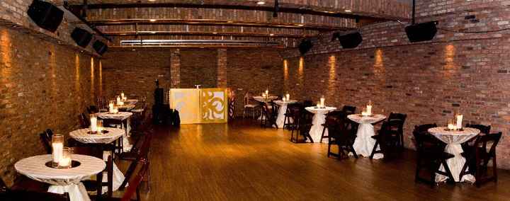 cellar for dancing and dessert.  This is where the DJ was.