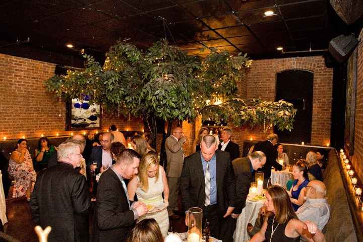 Lounge where cocktail hour was