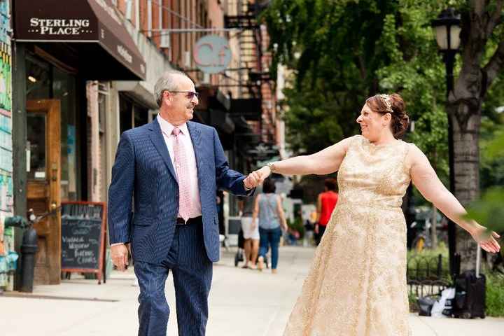 walking to the venue