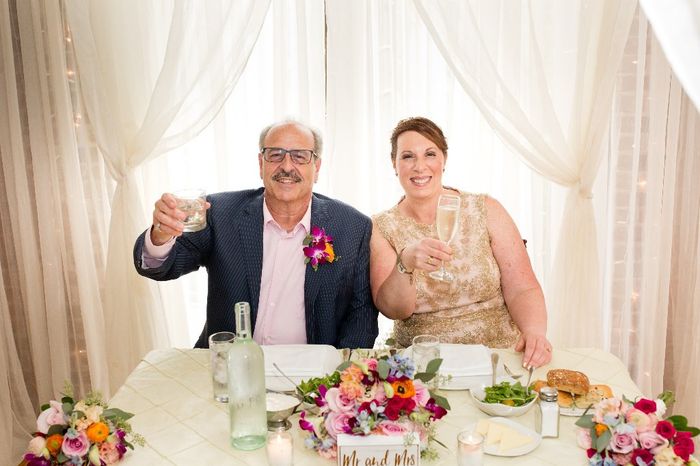 Our sweetheart table.